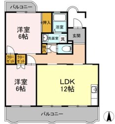 クレスト・マンションの物件間取画像